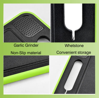 4-in-1 Dual-Sided Cutting SmartBoard with Built-in Defrosting Tray for Frozen Meat