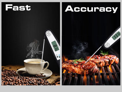 Instant-Read Digital Meat Thermometer, Fast, Accurate & Waterproof for Cooking, Grilling & More