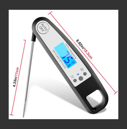 Instant-Read Digital Meat Thermometer, Fast, Accurate & Waterproof for Cooking, Grilling & More