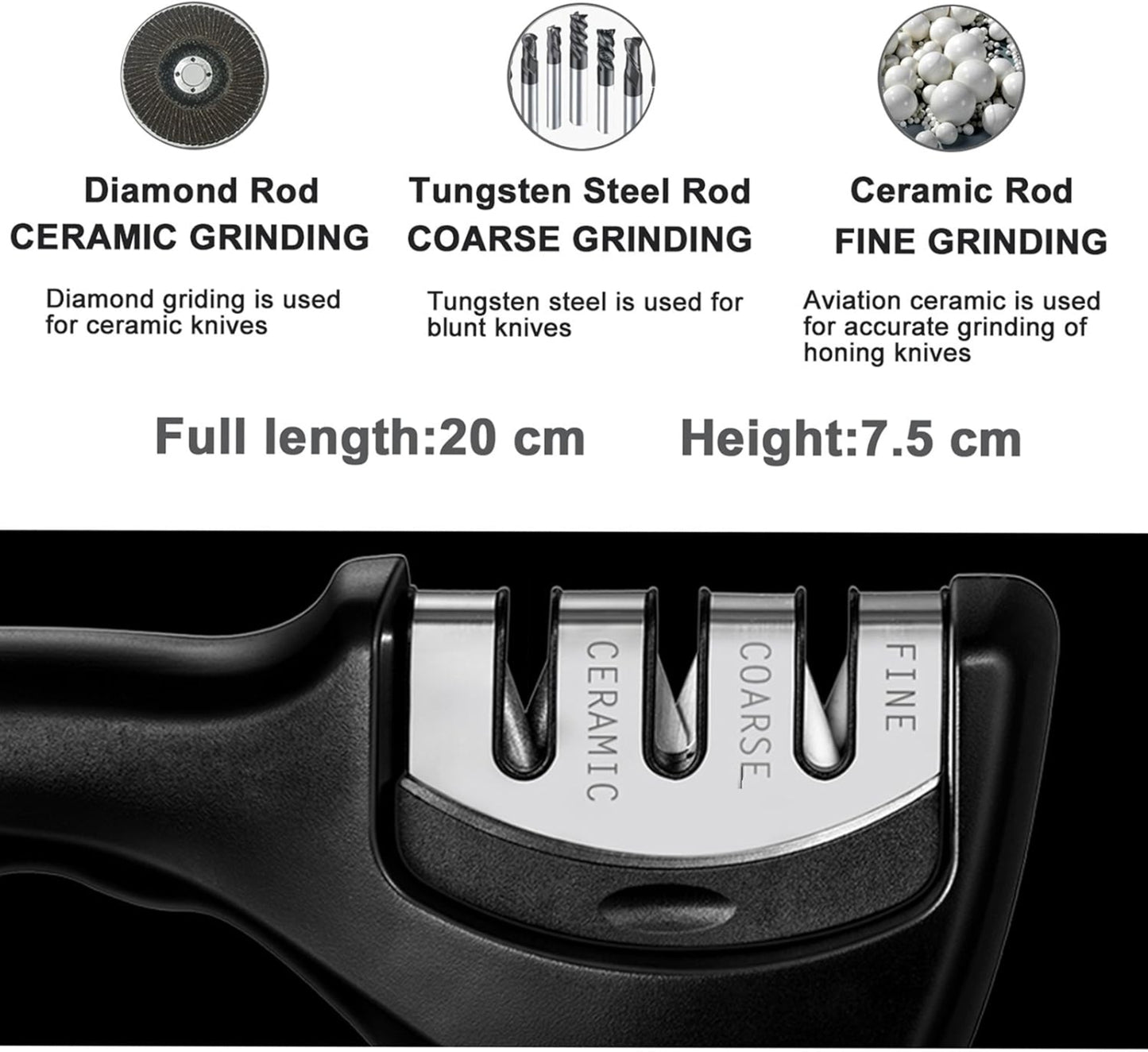 Sharpening Kitchen Tool Diamond Tungsten Steel Sharpening Stone