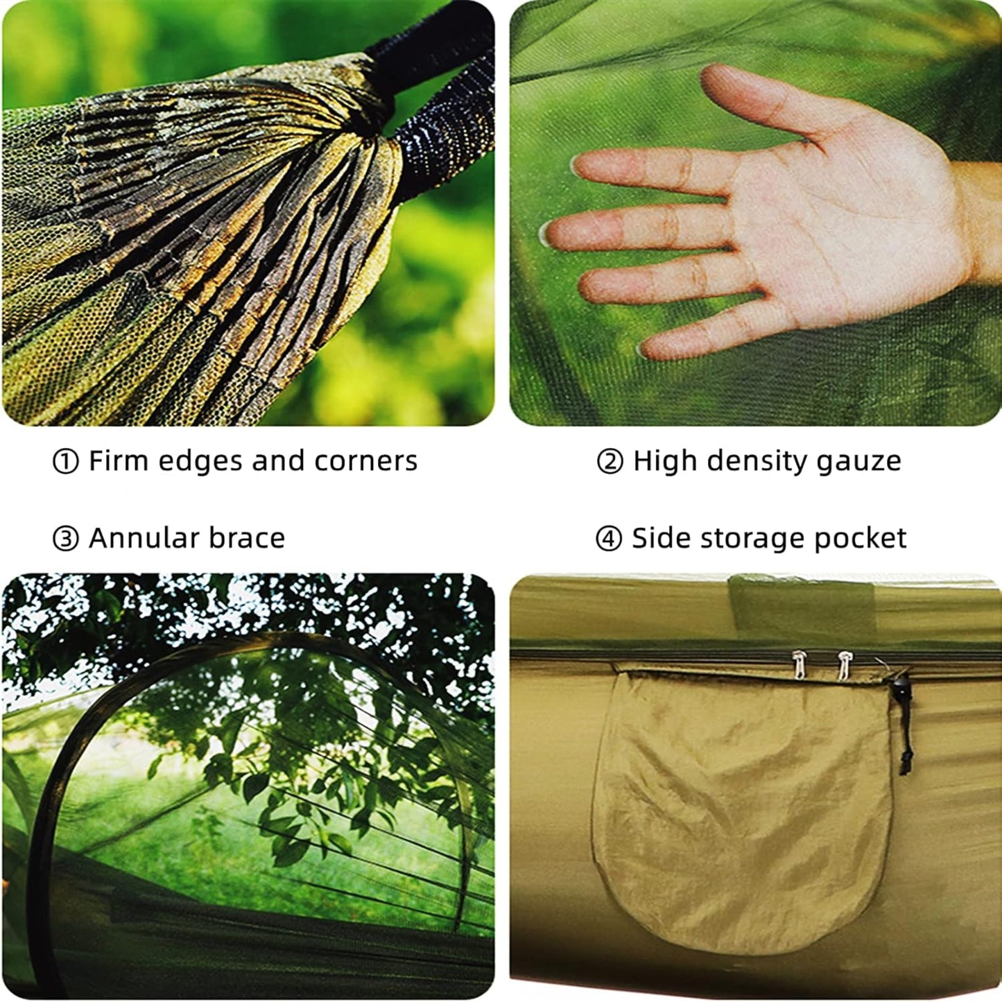 Travel Camping Hammock Ultra-Light With Mosquito Net