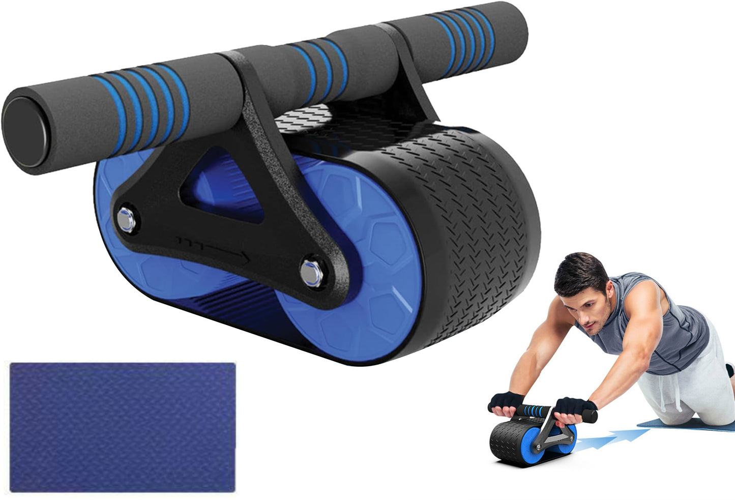 Automatic Rebound Ab Roller Wheel for home and gym Sturdy Core Strength