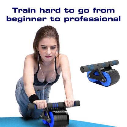 Automatic Rebound Ab Roller Wheel for home and gym Sturdy Core Strength