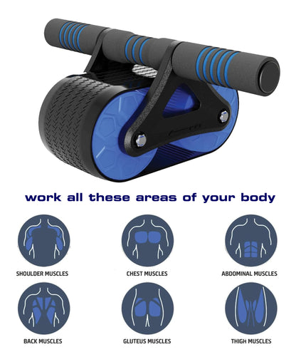 Automatic Rebound Ab Roller Wheel for home and gym Sturdy Core Strength