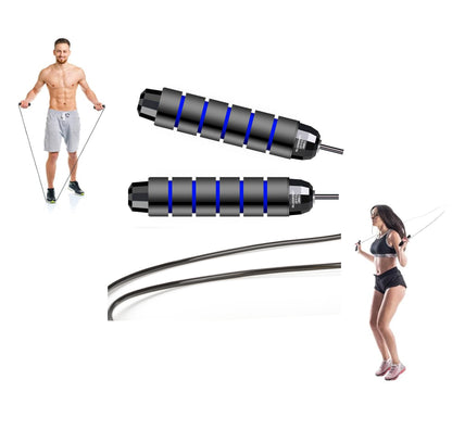 Adjustable Speed Jump Rope with Ball Bearings, Comfortable Grip for All Ages