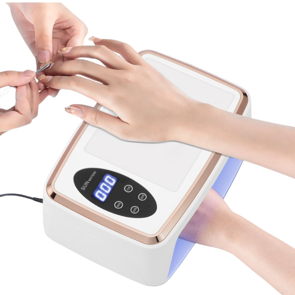 380W Pro Nail Dryer UV/LED Lamp with Cushion & Gloves