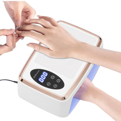 380W Pro Nail Dryer UV/LED Lamp with Cushion & Gloves